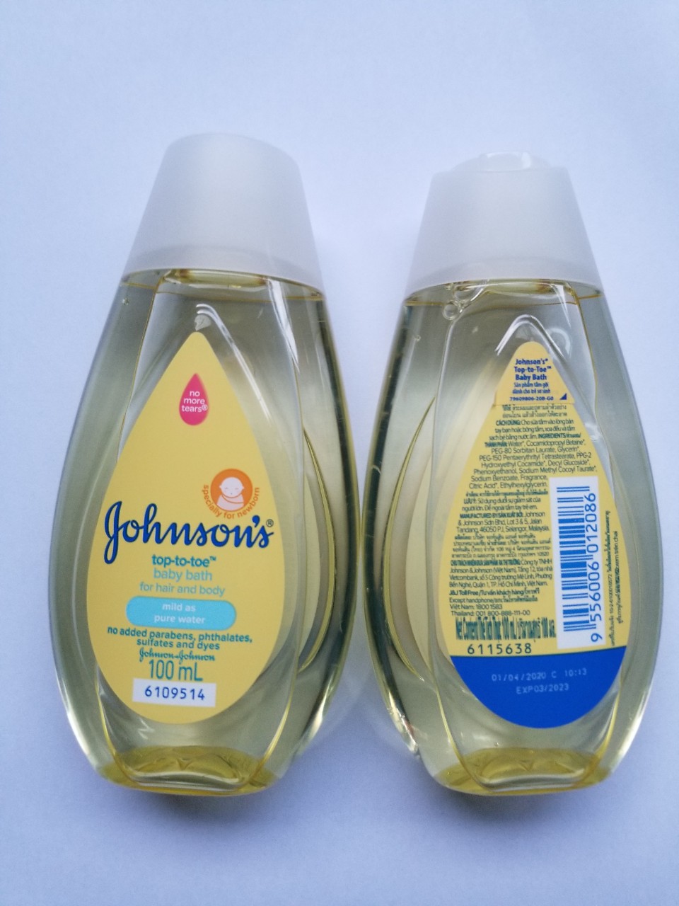 Sữa Tắm Gội Toàn Thân Johnson baby Top To Toe 100ml (1 chai)