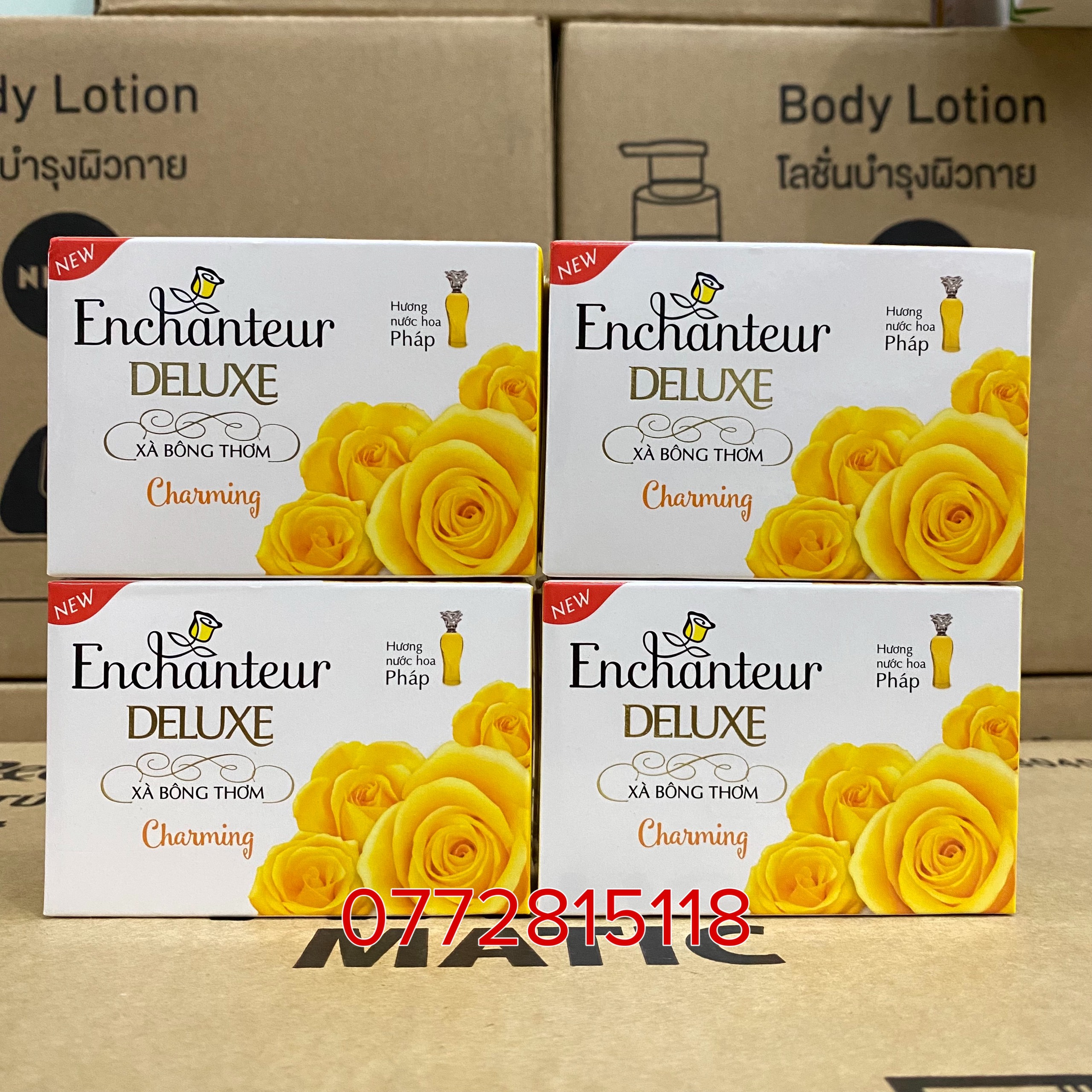Xà bông thơm Enchanteur Deluxe Charming 90g