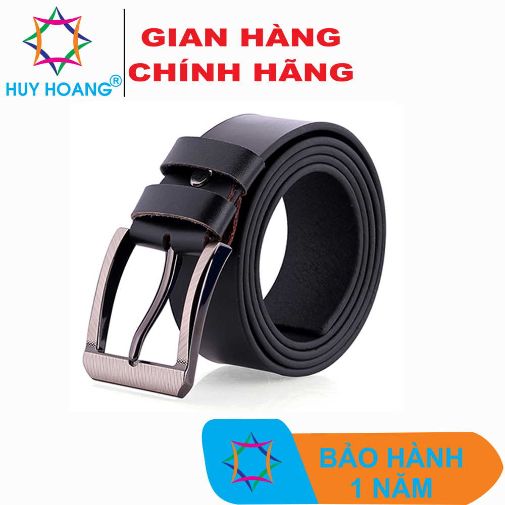 Th4138 - dây nịt nam bát gài bản lớn màu đen