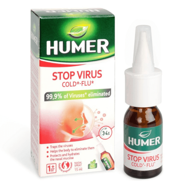 Xịt mũi Humer Stop-Virus Sinomarin người lớn 15ml