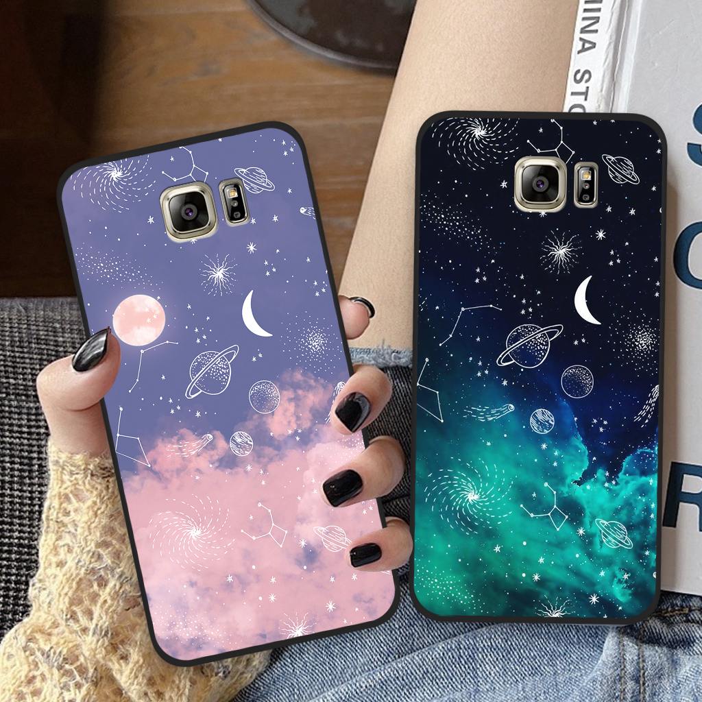 Ốp lưng Samsung Galaxy S6 / S6 Edge / S7 / S7 Edge, ốp điện thoại samsung hoạ tiết vũ trụ, ốp lưng nhựa dẻo