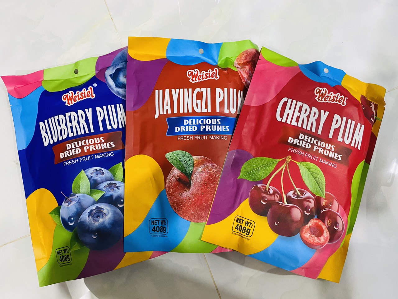 Mứt omai việt quất, đào , cherry 408g