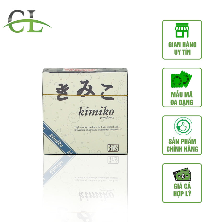 [ FREESHIP] Bao Cao Su KI MIKO, Siêu Mỏng, Không Mùi, Nhật Bản, Tận Hưởng Trọn Cảm Giác, Thăng Hoa Mọi Cuộc Vui, Vừa Vặn Ôm Khít, Cảm Giác Chân Thật (Hộp 12C, Hộp 3C)- Codoluxury