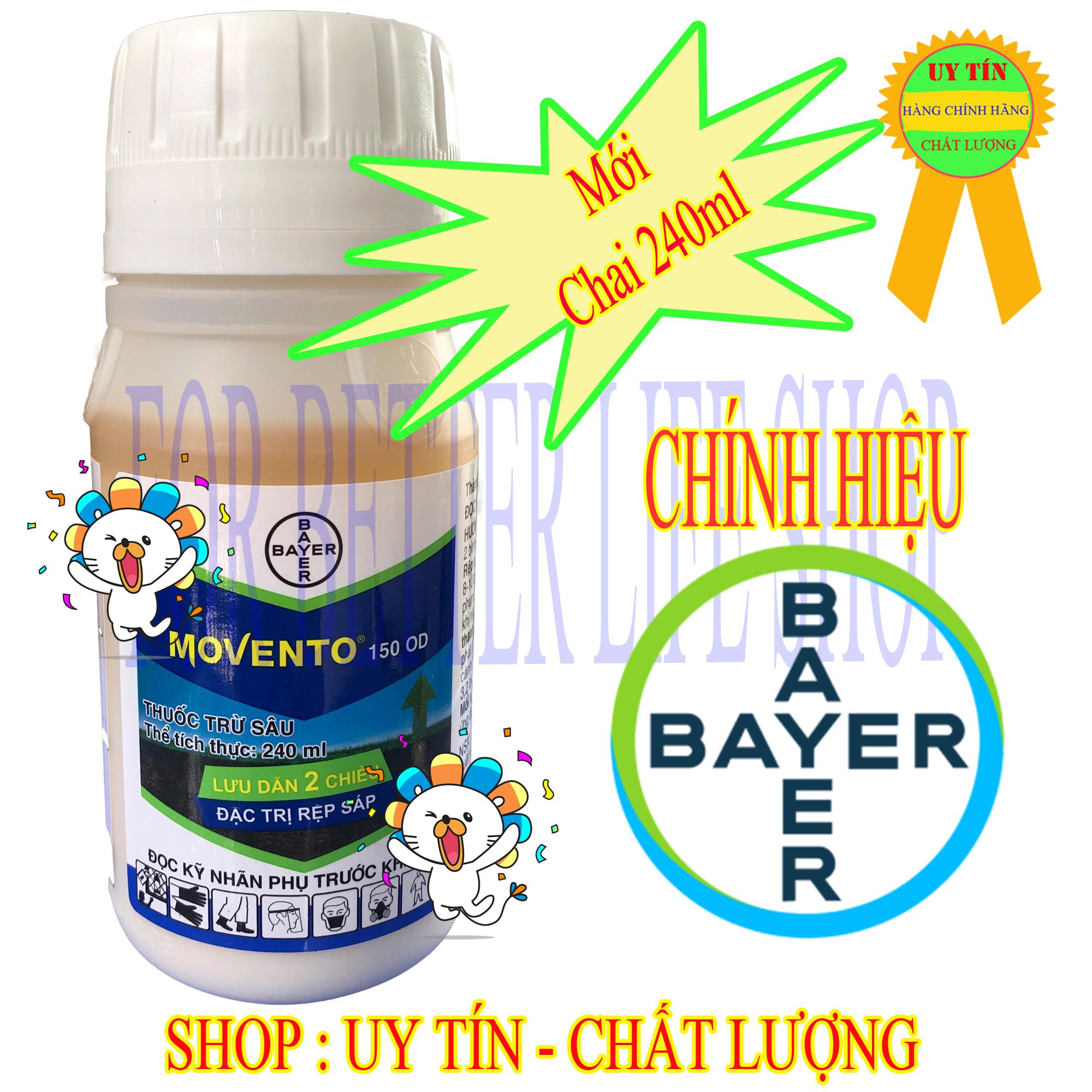 Chai 240ml - Thuốc trừ Rệp sáp, bọ trĩ thế hệ mới MOVENTO 150OD