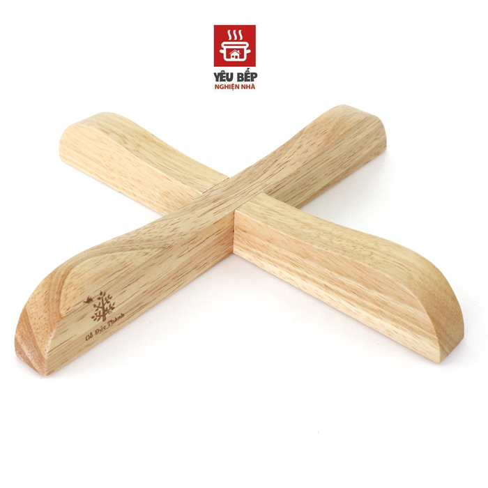 Đế lót nồi bằng gỗ hình chong chóng 09841 - gỗ đức thành