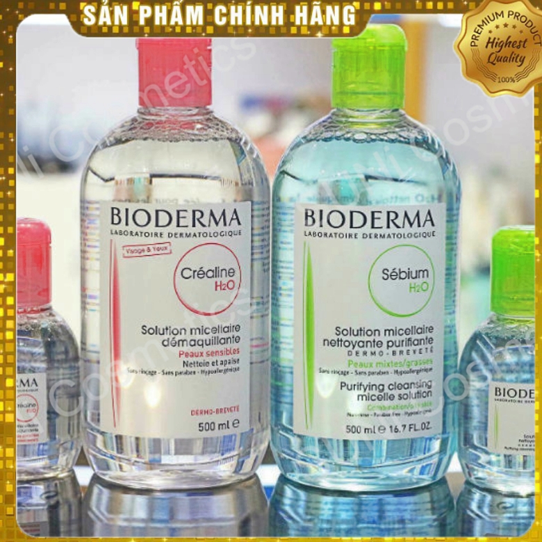 Nước tẩy trang bioderma h2o pháp