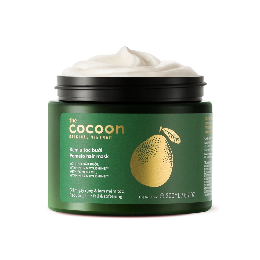 Kem ủ tóc bưởi cocoon giúp tóc chắc khỏe giảm gãy rụng khô xơ