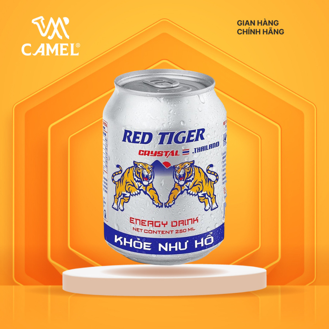 Nước tăng lực red tiger 1 thùng 24 lon 250ml