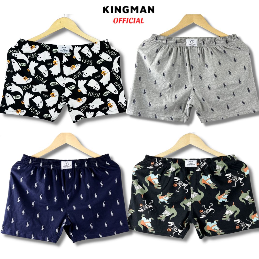 Quần ngủ, Quần đùi nam mặc nhà 100% cotton cao cấp thoáng mát bao êm size từ 40 đến 95kg h33