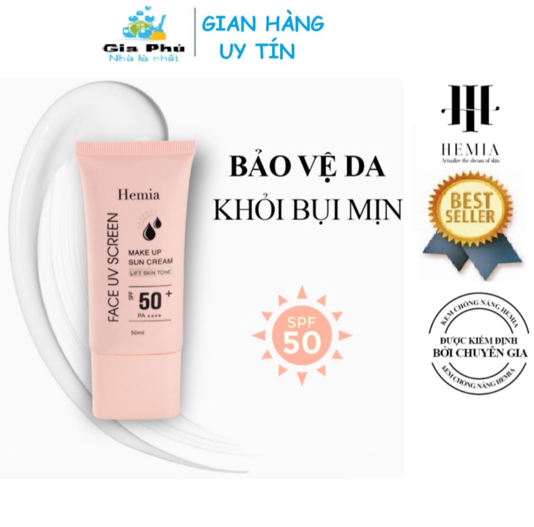 Kem chống nắng HEMIA 50MK chống tia UV KOREA dành cho mọi loại da