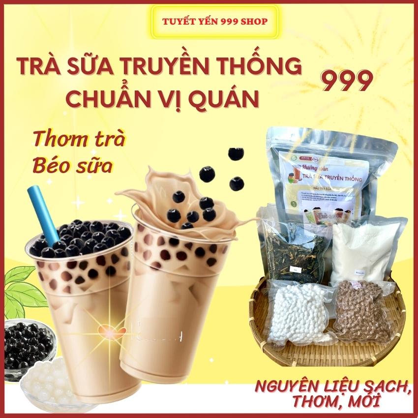 Trà sữa trân châu truyền thống chuẩn vị quán 999 thành phẩm 25 - 30 ly - Tuyết yến 999 shop