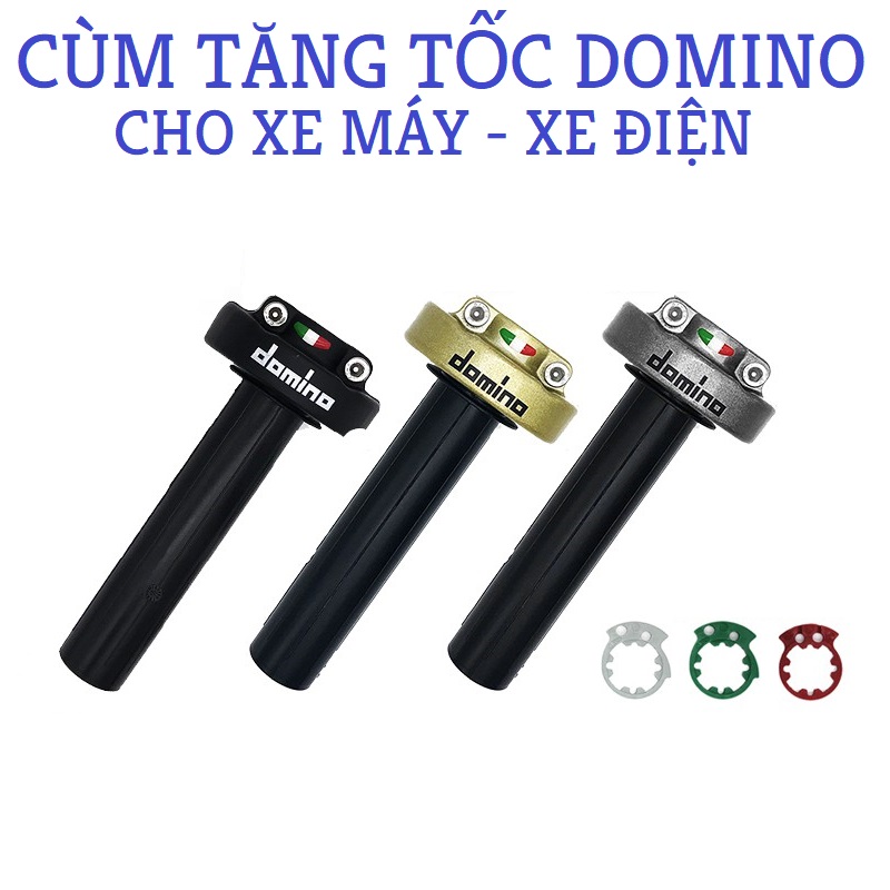 Cùm Tăng Tốc Domino Hàng Loại 1 Độ Tay Ga Cho Xe Máy Xe Điện