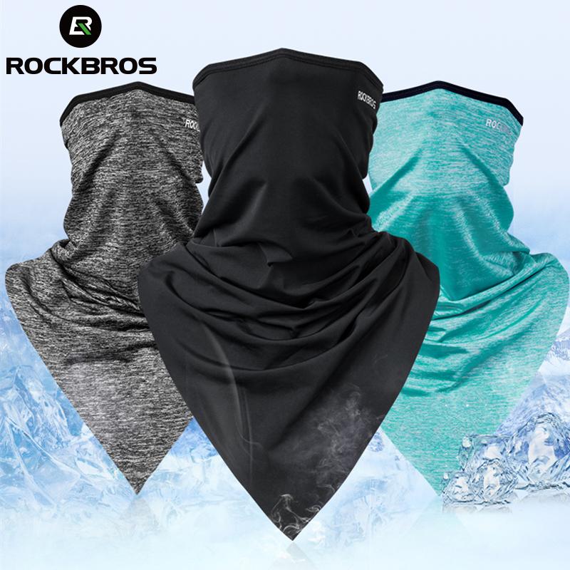 ROCKBROS BreathableTriangle Scarves Ice Silk Anti-UV Outdoor Sport Headband Face Mask - intl