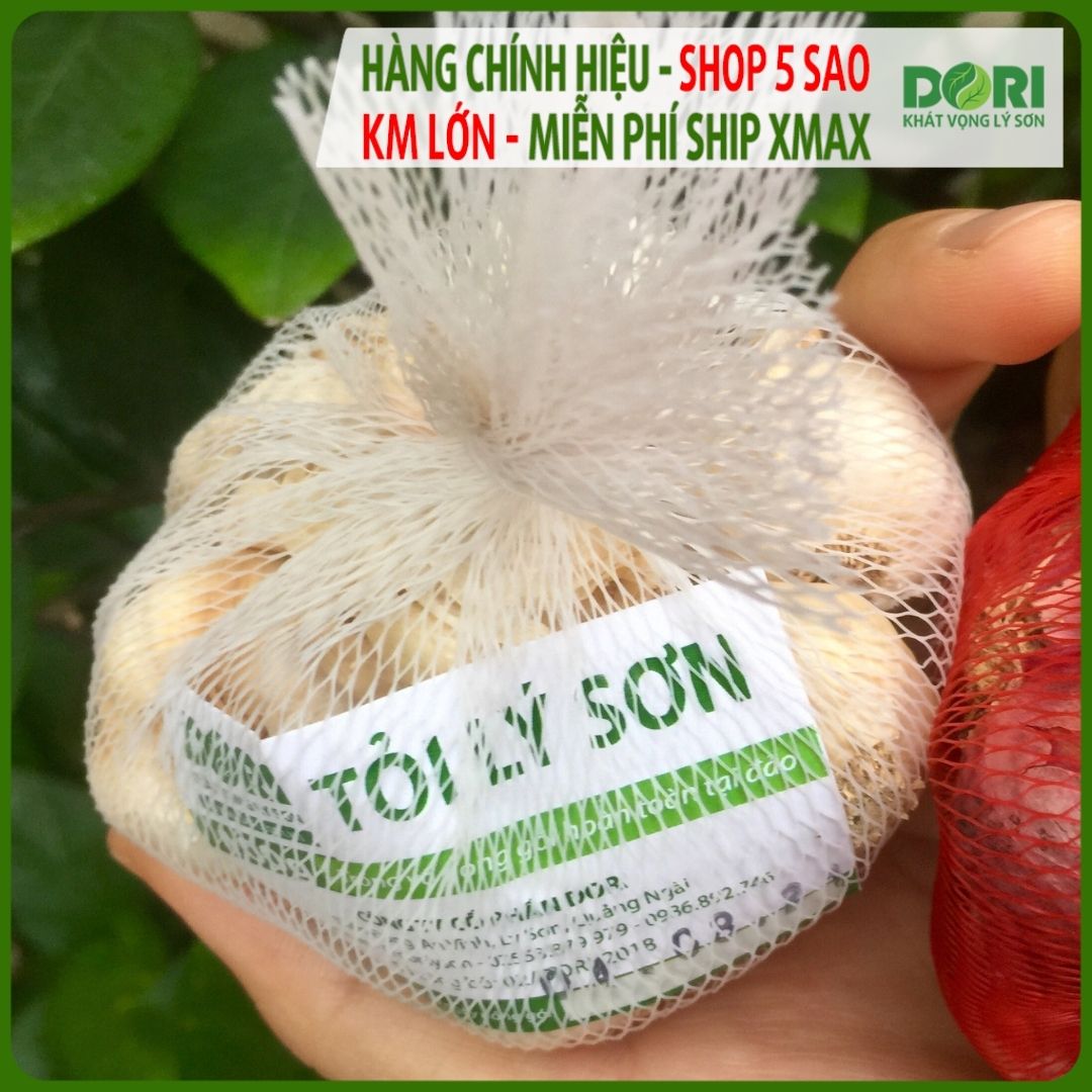  HCM Tỏi Lý Sơn Dori - Loại tỏi nhiều tép 100g - Trồng tại đảo Lý Sơn - Cam kết xuất xứ 