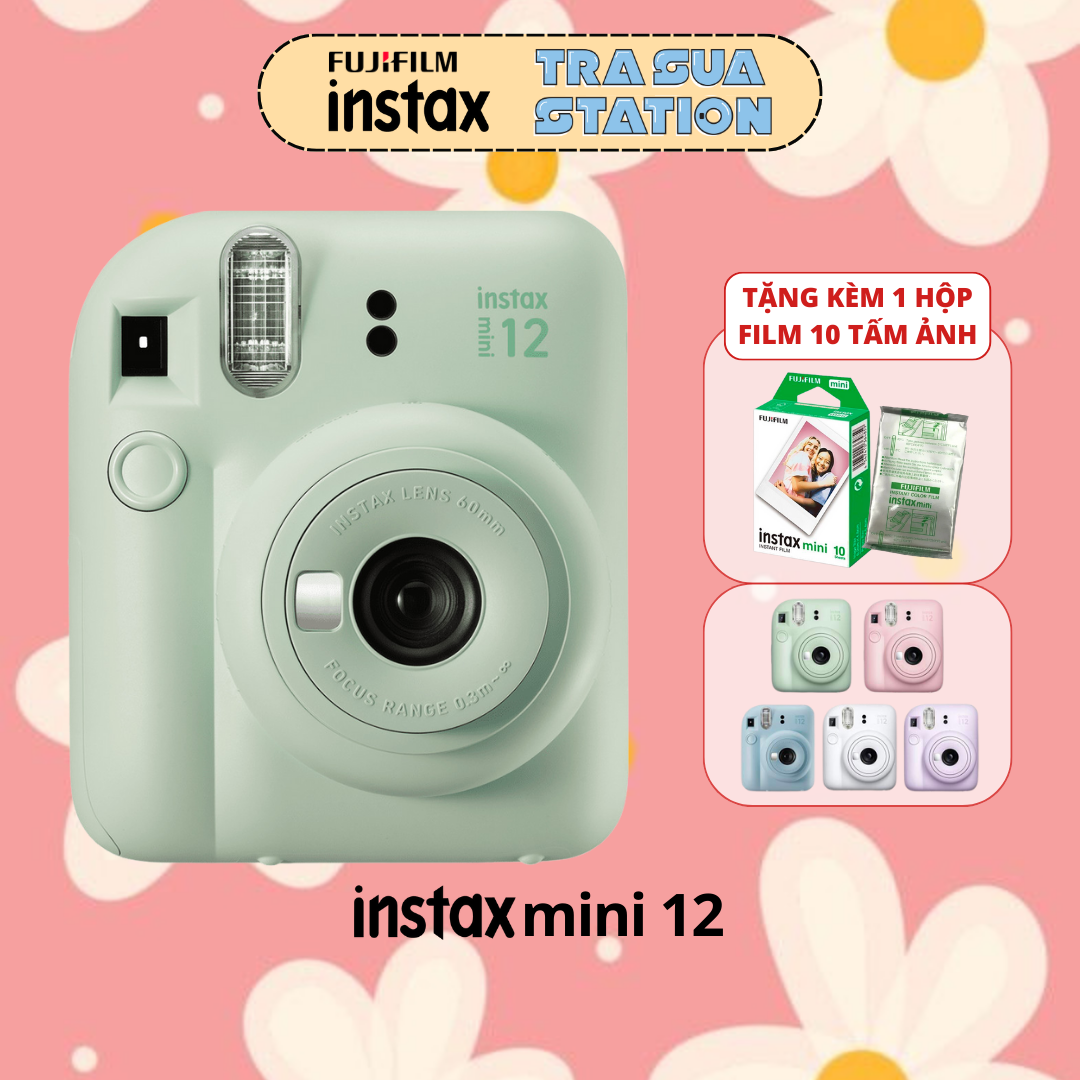[HN] INSTAX MINI 12 - Máy ảnh lấy ngay Fujifilm - Chính hãng Bảo hành 1 năm