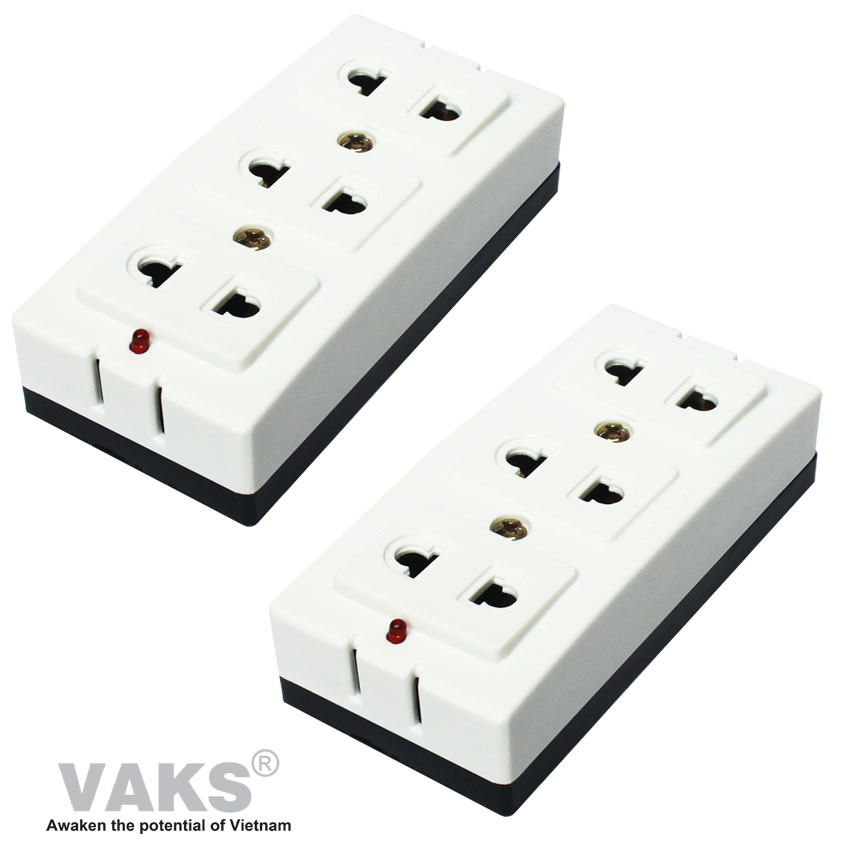 [HCM]2 Ổ CẮM ĐIỆN 5 Lỗ OC7-801 CÔNG SUẤT 10A-250V Sản phẩm chính hãng hàng Việt Nam chất lượng cao.2 Ổ CẮM ĐIỆN 5 Lỗ OC7-801 CÔNG SUẤT 10A-250V Sản phẩm chính hãng hàng Việt Nam chất lượng cao.