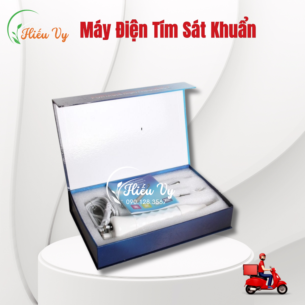 Máy điện tím sát khuẩn cầm tay kháng viêm, giảm mụn trong spa