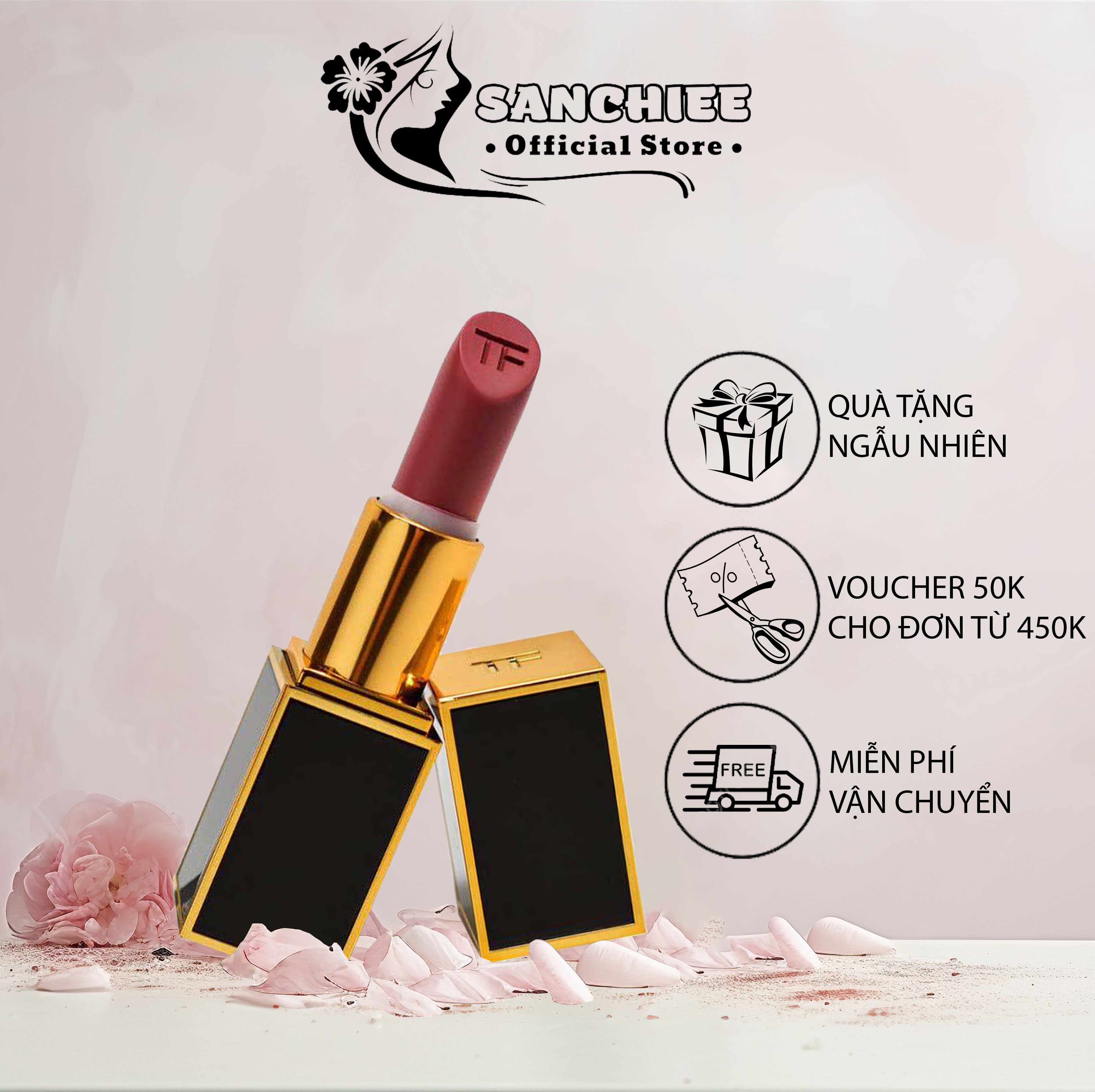 Son tomford lip color rouge à levres cao cấp chuẩn auth 100% đủ bill