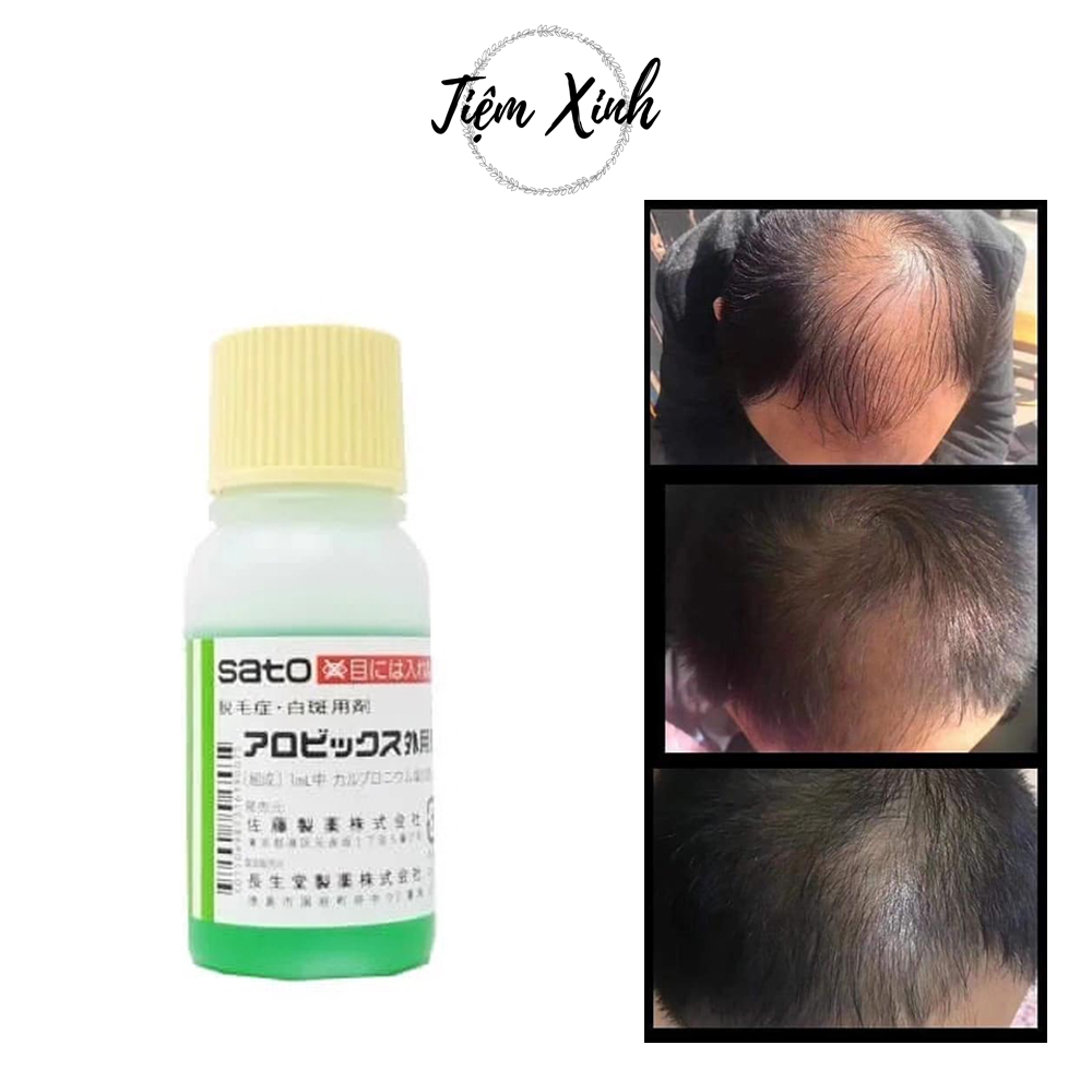 Thuốc mọc tóc Sato Nhật Bản Arovics Solutions 5% Serum mọc tóc chiết xuất thảo dược