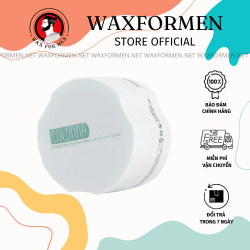 Sáp vuốt tóc Colonna 80gr - Wax for men - hương nước hoa, chất sáp Clay, độ giữ nếp Firm Hold