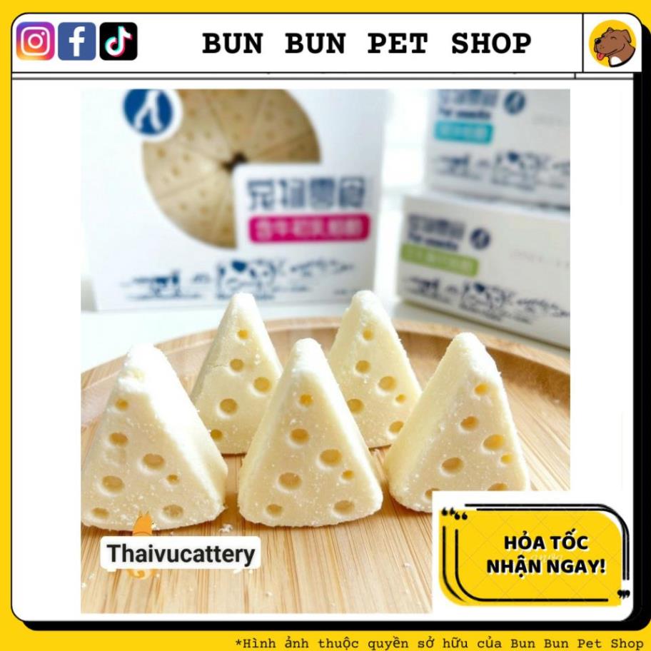 Phô mai cho chó mèo Monbab, sữa bò dinh dưỡng giàu canxi cực thơm hấp dẫn