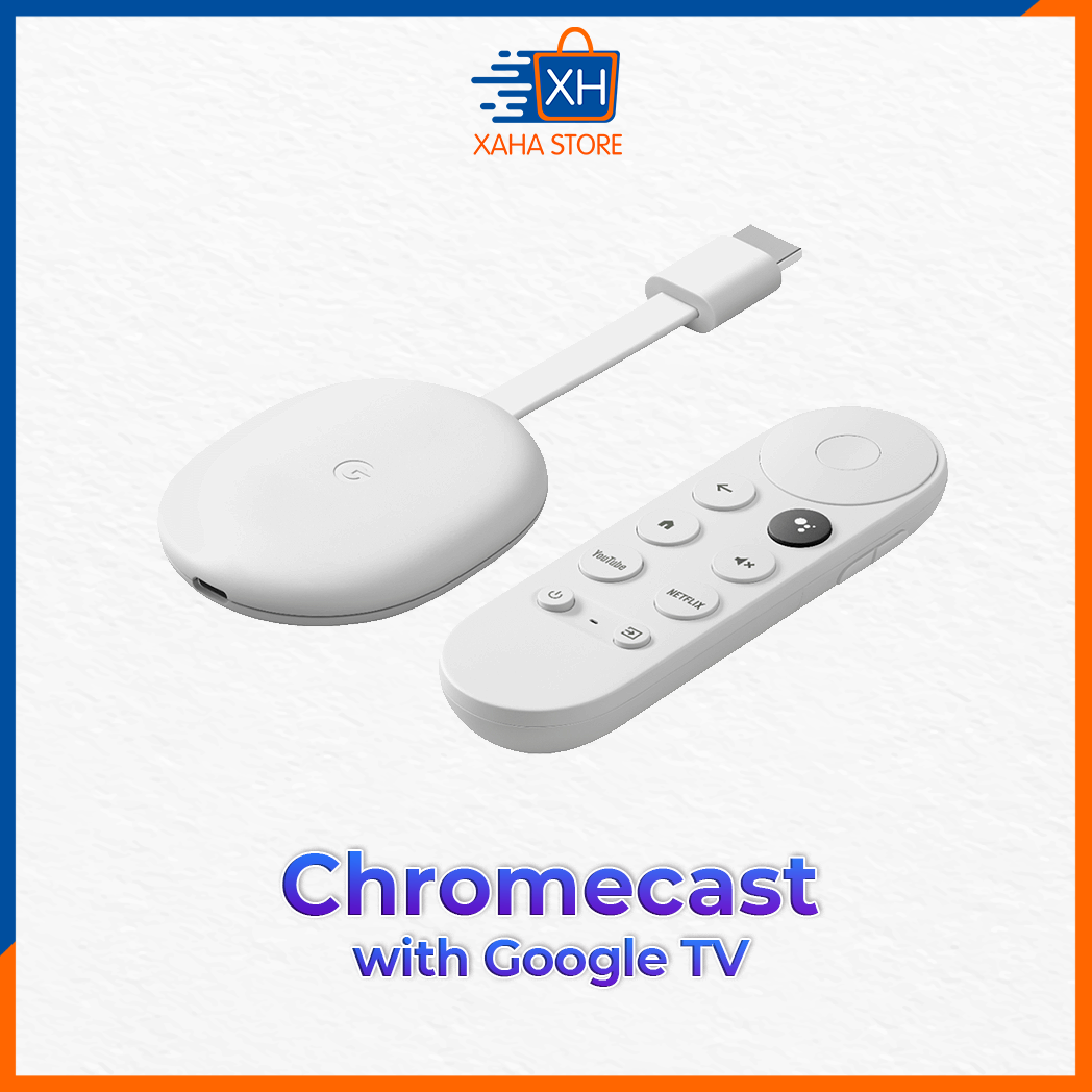 [Hoàn Tiền MAX] Chromecast With Google TV 4K - New 100% nguyên seal - Bảo hành 12 tháng