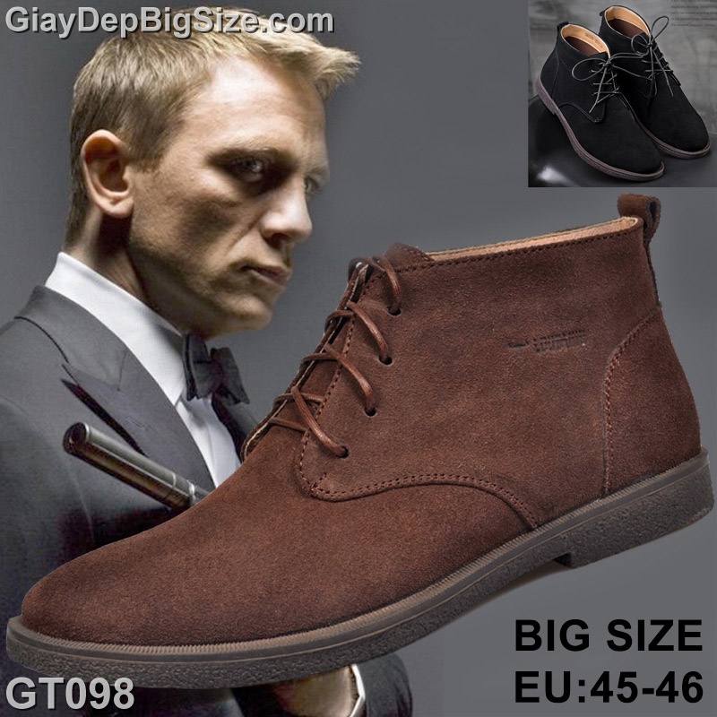 Giày Boot (bốt) Chukka-Desert, giày cổ cao big size cỡ lớn EU:45-46 cho nam chân to cân đối