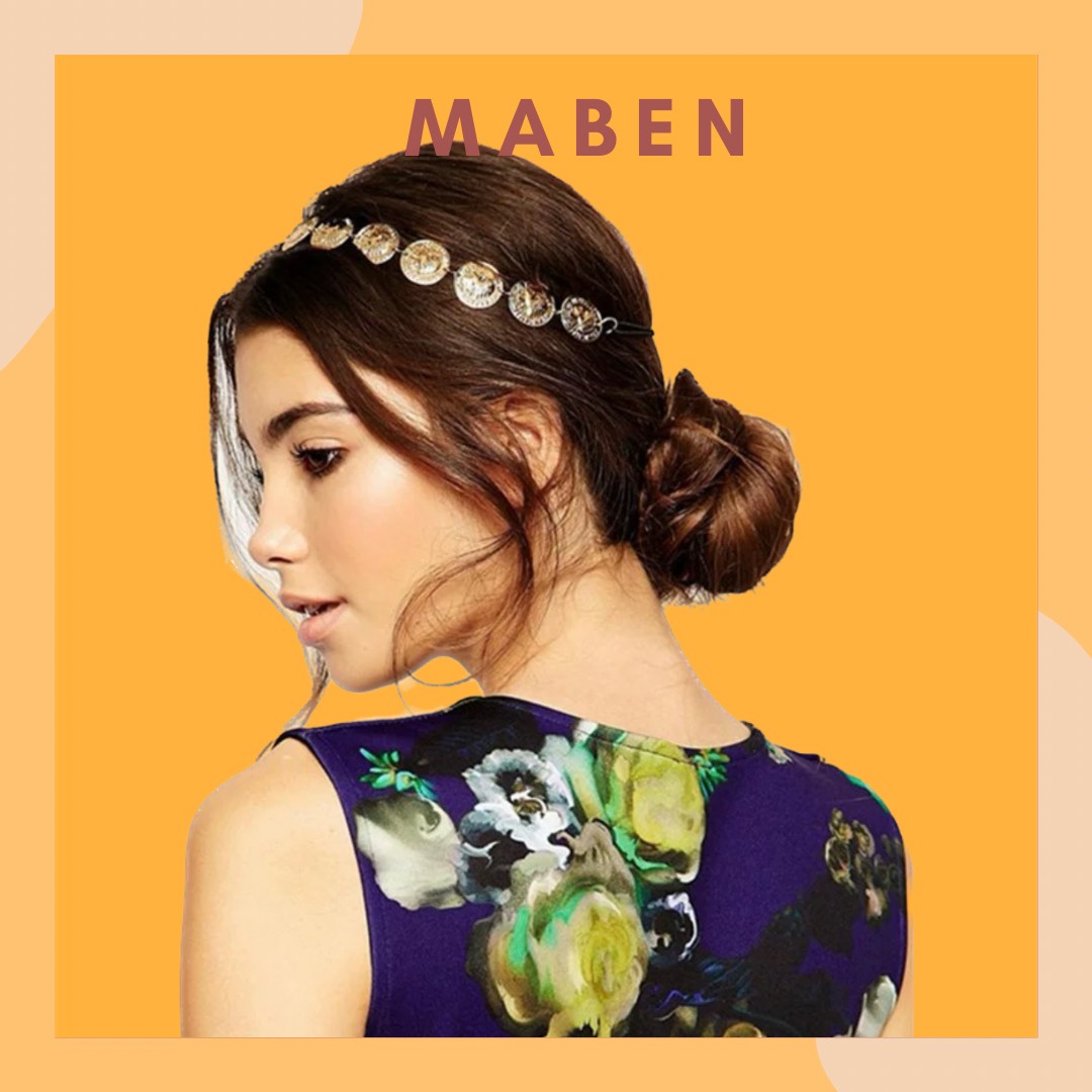 Bờm tóc bohemian - Vòng đội đầu boho - head chain boho style
