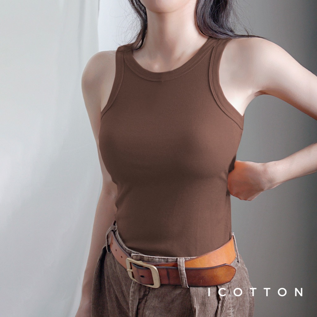 Áo ba lỗ croptop nữ - áo thun ba lỗ dáng ôm sát body chất thun tăm mềm mại thoáng mát - hoàn hàng miễn phí - 1n