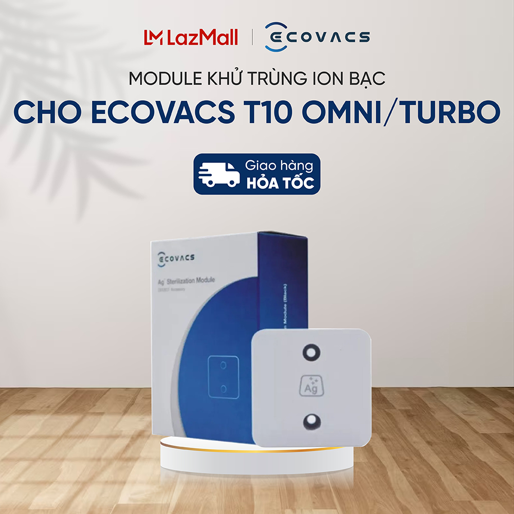 Module khử trùng ion bạc dùng cho ecovacs x2 omni / ecovacs x1 omni/ ecovacs t10 turbo/ ecovacs t10 omni - diệt khuẩn 99,9%