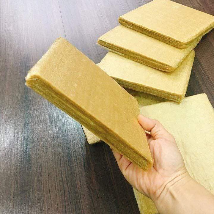 VỎ RAM HÀ TĨNH - Mềm, dẻo, dễ gói, Nem rán giòn tan, vàng rụm và không ngấm dầu mỡ -1 tệp (95-100 lá/tệp)