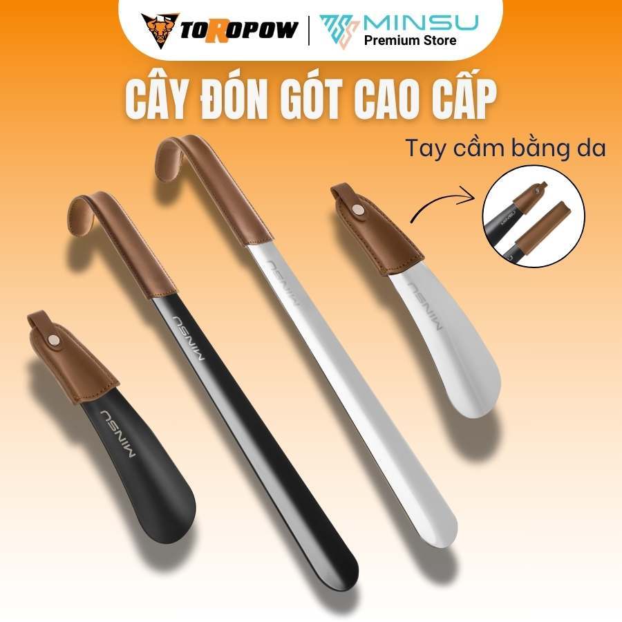 Minsu Shoe Horn M2436 Shoe Horn Made of High Quality Stainless Steel for Men and Women