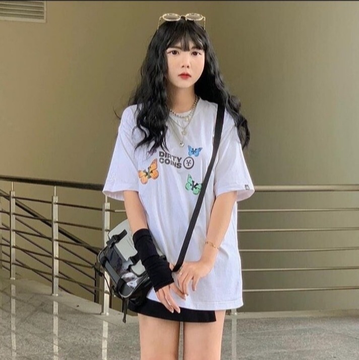 [HCM]ÁO THUN NAM NỮ DIRTYY BƯỚM IN 3D PHẢN QUANG SIÊU ĐẸP HOT TRENT PINK SHOP