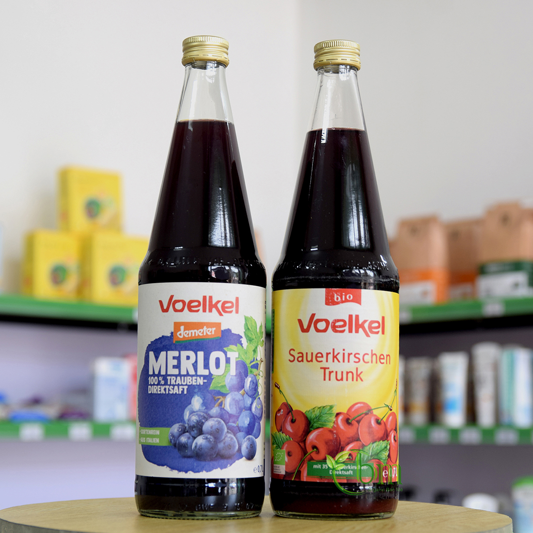 Nước ép Cherry - nho hữu cơ đậm đặc 750ml Voelkel