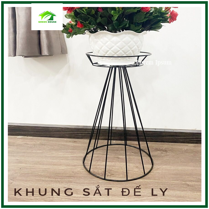 Chân Đế Kệ sắt kê chậu hoa tháo lắp tiện lợi cao 50cm