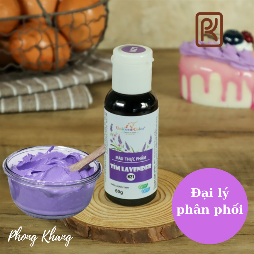Màu thực phẩm làm bánh Unicorn tím violet 60gr