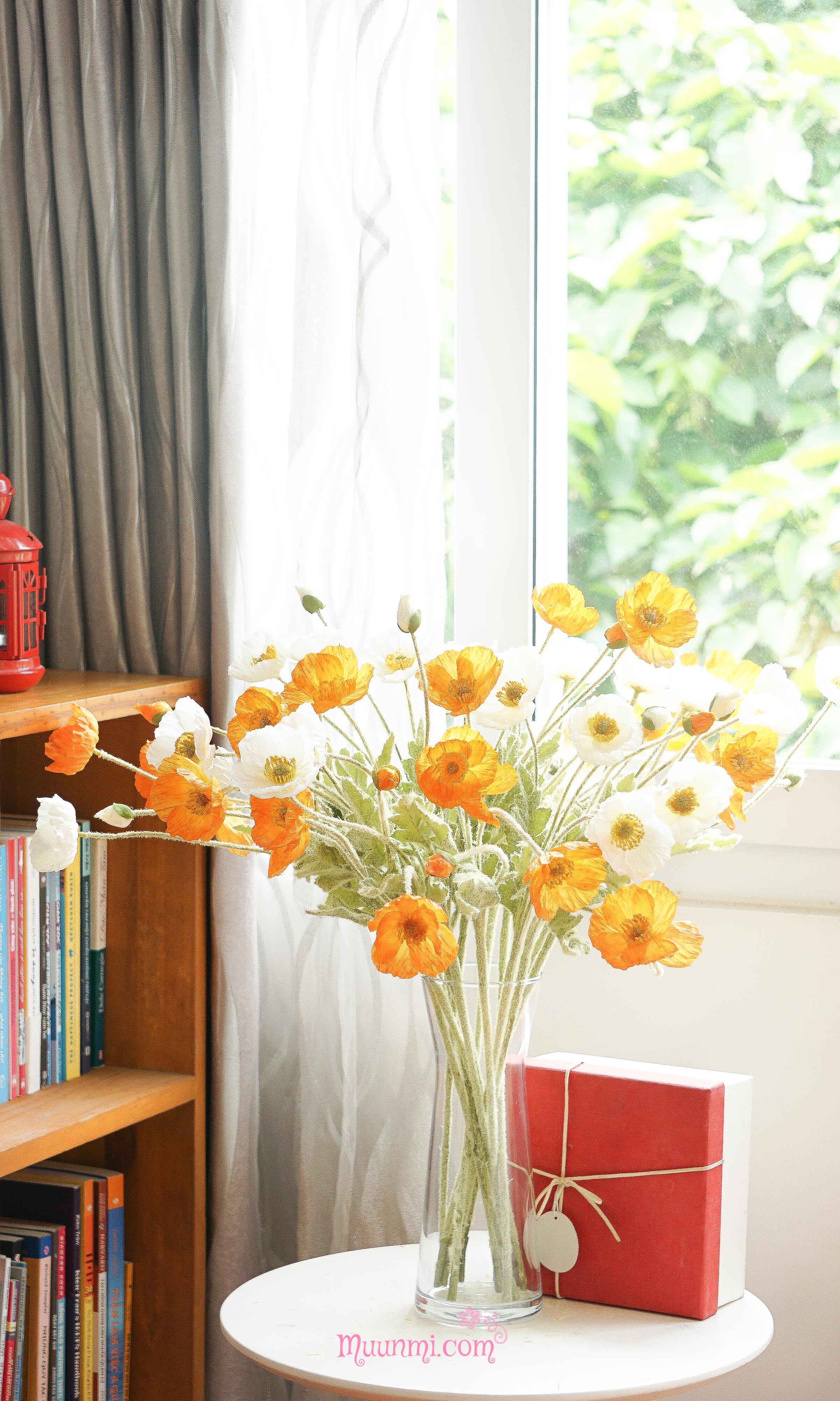 Hoa lụa 🌸 | Hoa Anh Trúc cành mềm mại đẹp nhẹ nhàng thanh nhã