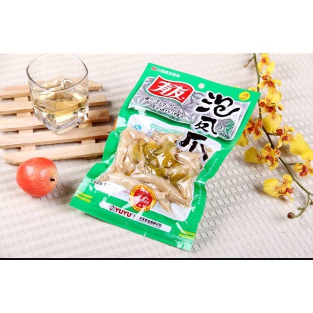 Chân gà yuyu, chân gà cay Trung Quốc, món ăn vặt, đồ ăn vặt ngon