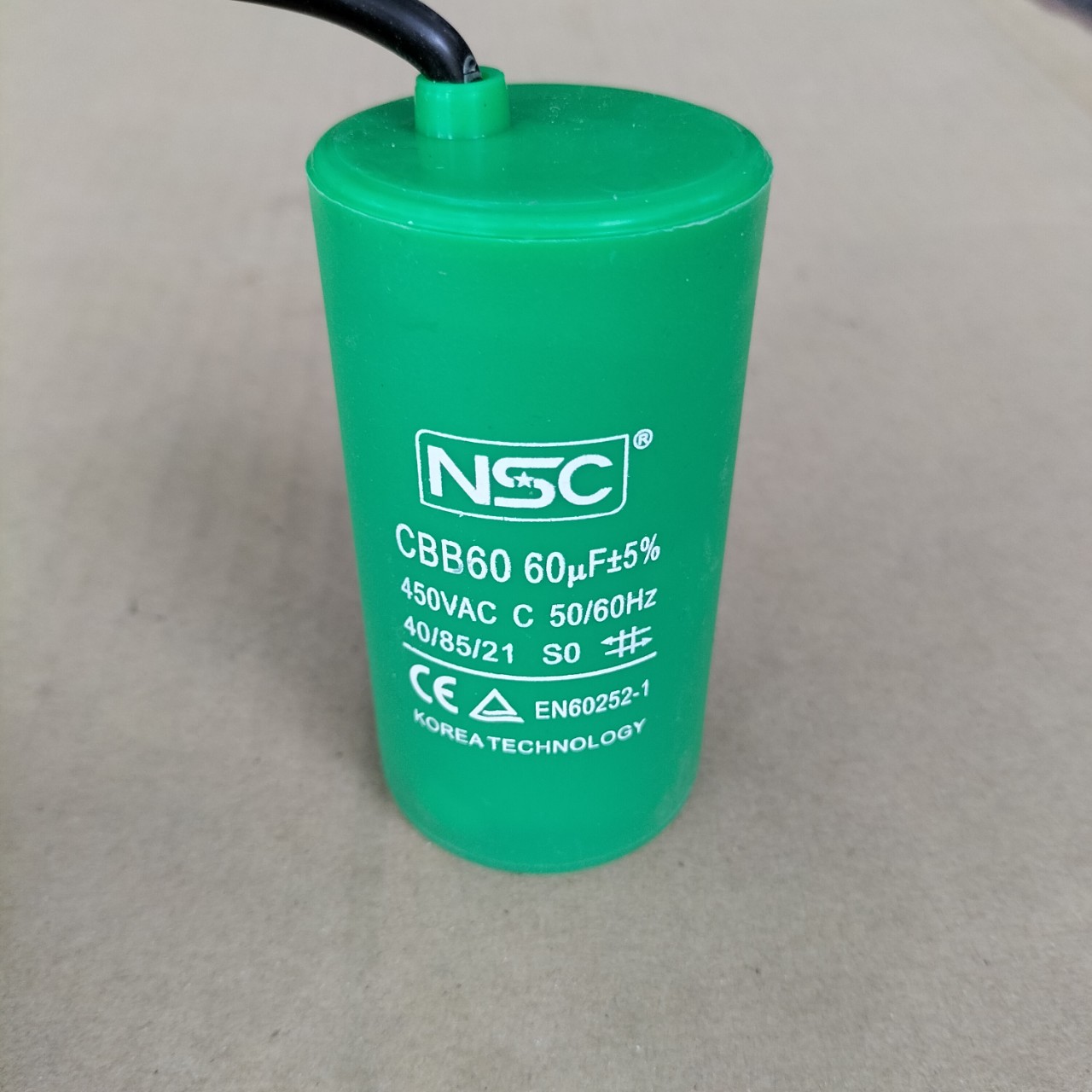 Tụ điện nsc 45uf, 50uf, 60uf - màu xanh