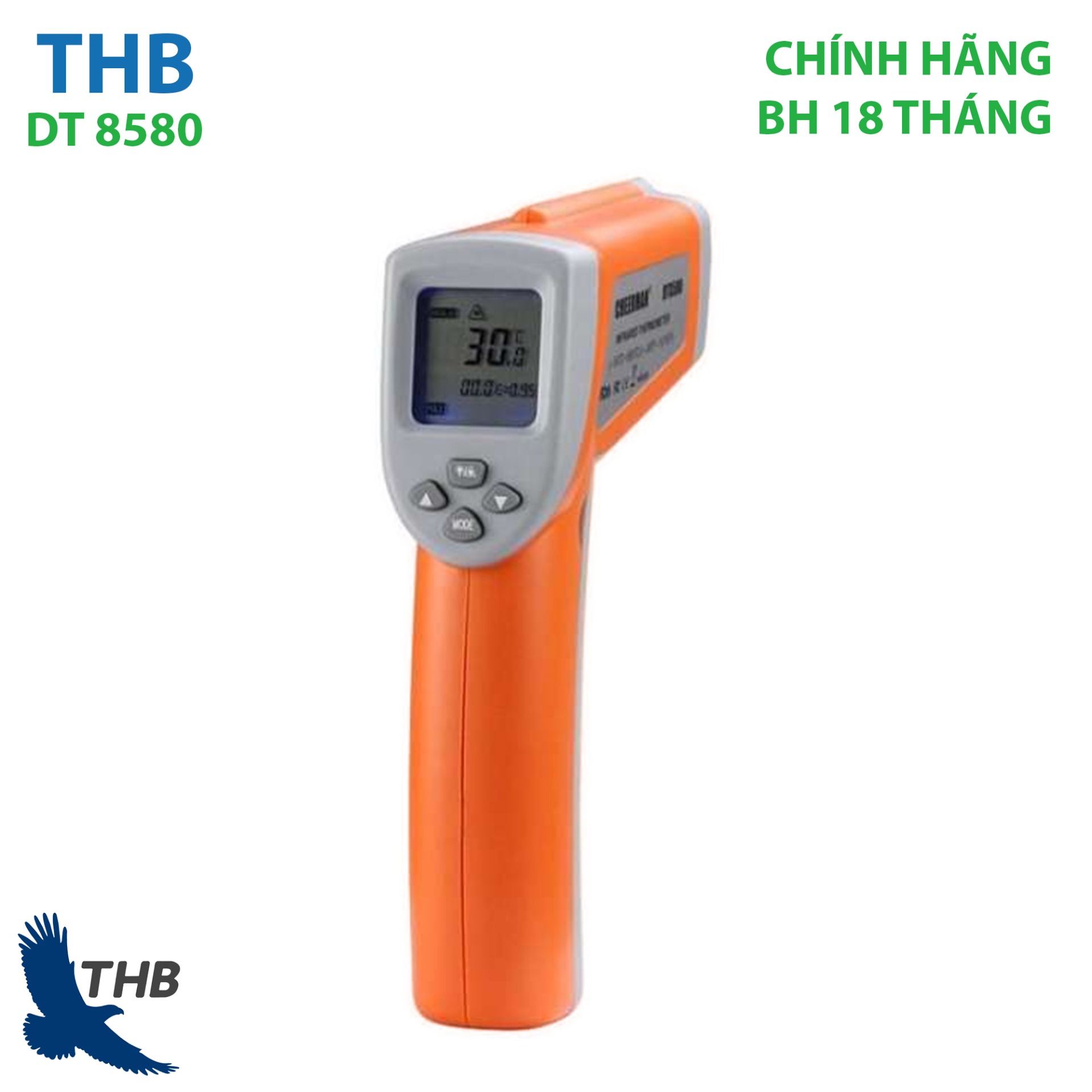 Máy đo nhiệt độ hồng ngoại dt 8580