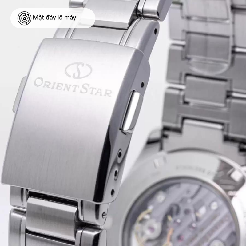 đồng hồ cơ nam orient star contemporary skeleton watch re 6