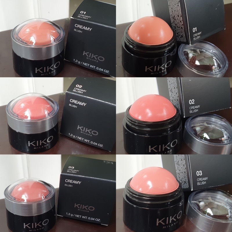 Phấn má hồng dạng kem kiko Winter Sales Creamy Blush - phấn má kiko milano- italy