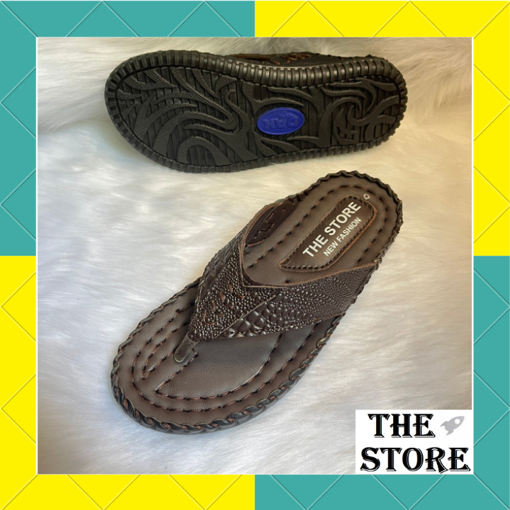 {Mẫu mới} Dép nam mẫu mới hot  mùa hè chất liệu da cao cấp vân cá sấu