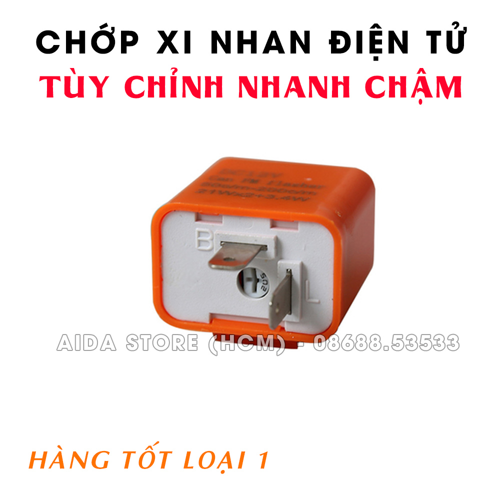 [HCM]Flasher Relay - Chớp xi nhan điện tử 2 chân cho xe máy