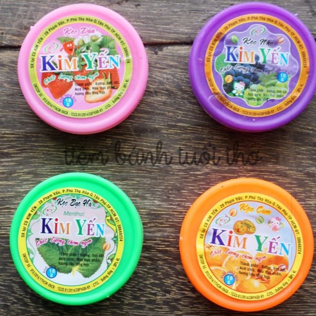 6 Hộp Kẹo Dẻo Kim Yến - Candy - Keo Tuổi Tho - Me