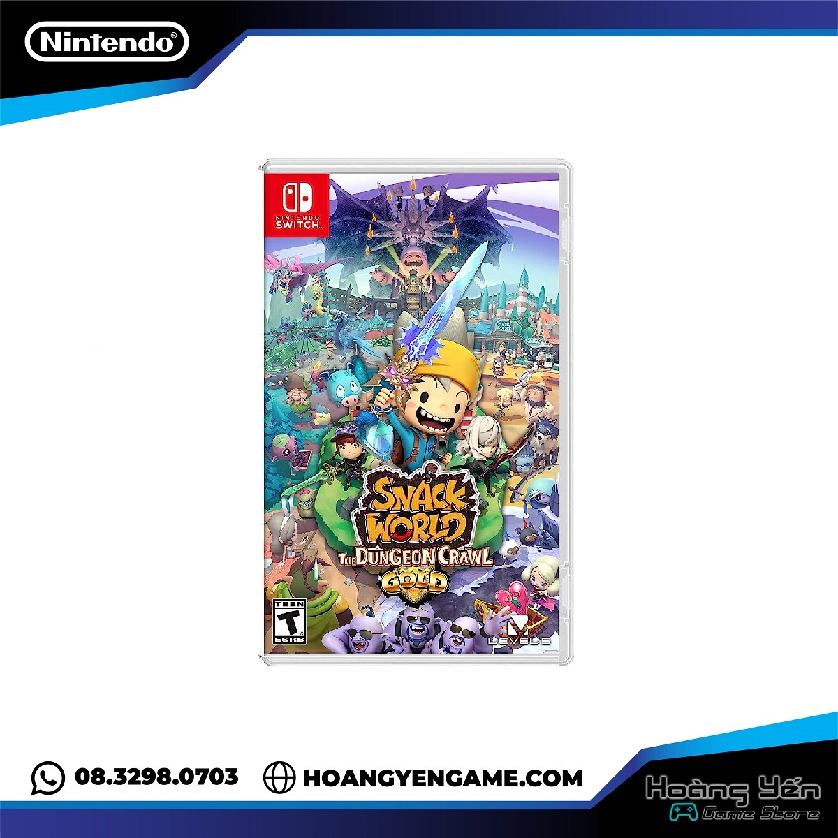 [HCM]Thẻ game Snack World Nintendo Swicth