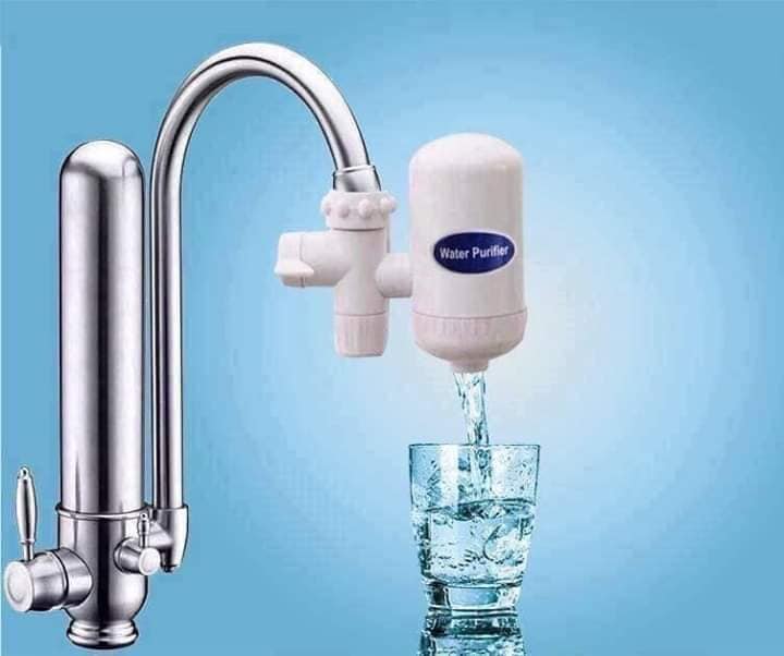 Đầu lọc nước phèn/ Thiet bi loc nuoc tai voi - Đầu lọc nước tại vòi, Bộ lọc nước tự động tại vòi có thiết kế linh động, có thể gắn vào nhiều loại vòi nước khác nhau trong nhà bạn