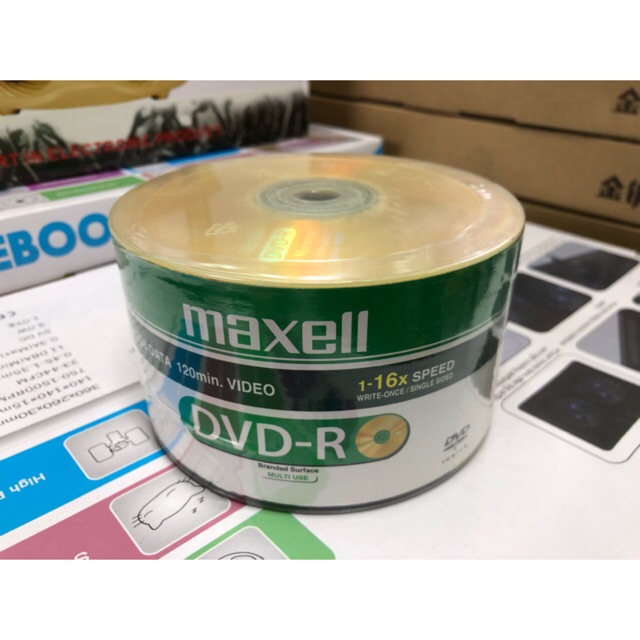 Combo 5 đĩa trắng dvd-r maxell