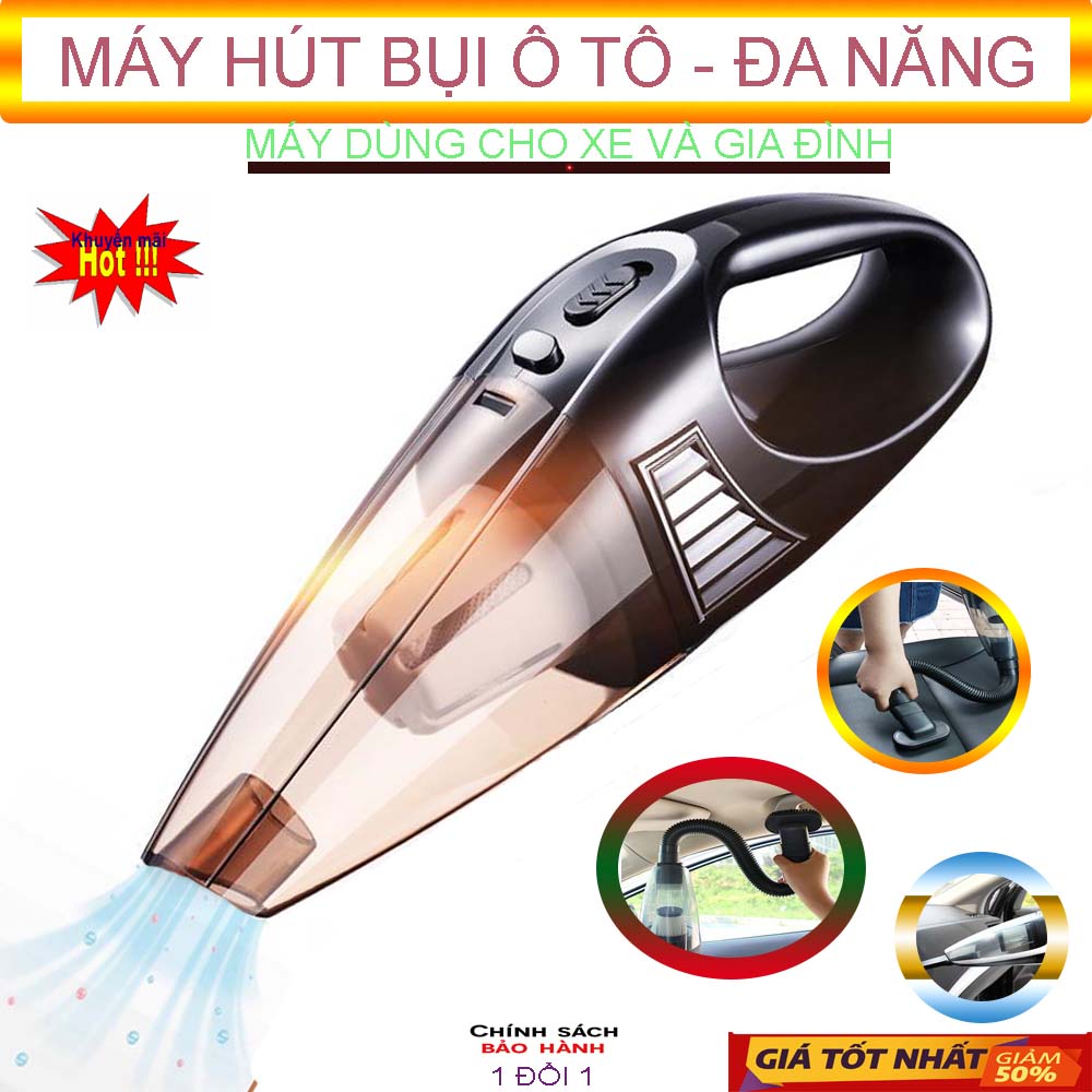 Máy hút bụi ô tô mini,,Máy hút bụi ô tô ,Hút bụi cầm tay,Với công suất mạnh mẽ, dung lượng pin lớn,  có thể hút được nhiều loại bụi bẩn, ở mọi lúc , mọi nơi. bảo hành 1 đổi 1 toàn quốc