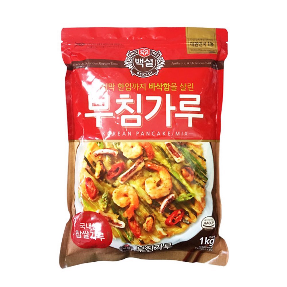 Beksul Bột Chiên Bánh Xèo Bánh Hành 1kg - Nhập Khẩu Hàn Quốc